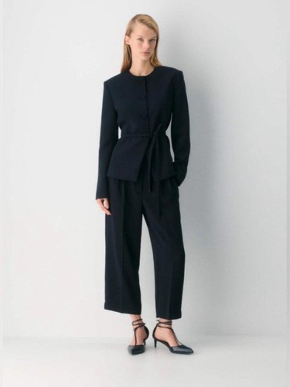 Aritzia Effortless Cropped Pants size 8